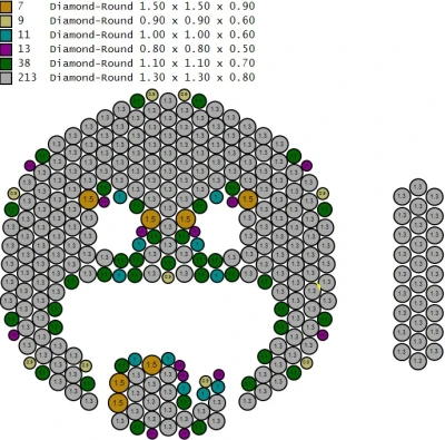 Chilly Emoji Pendant with Intricate Patterns