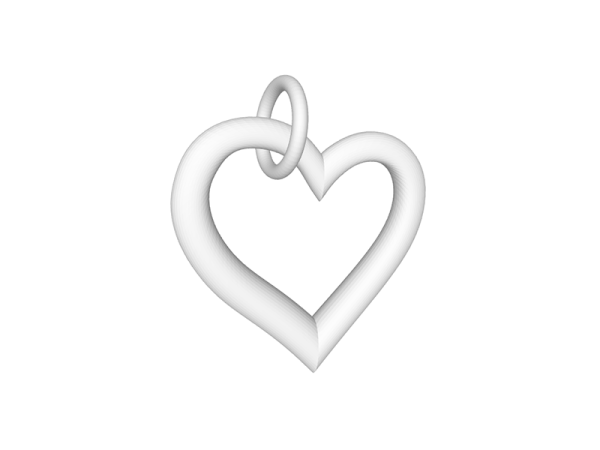 13 MM Mini Heart Pendant