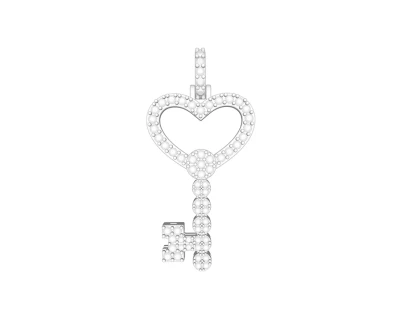 Heart Key Pendant