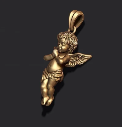 Charming Cherub Pendant