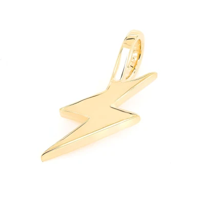 Mini Lightning Bolt Pendant Plain