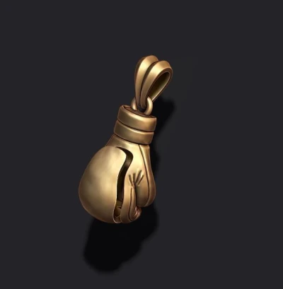 Small Single Plain Boxing Glove