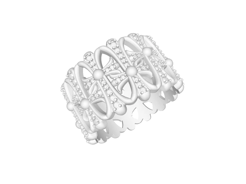 Chrome Hearts Ring With Diamonds