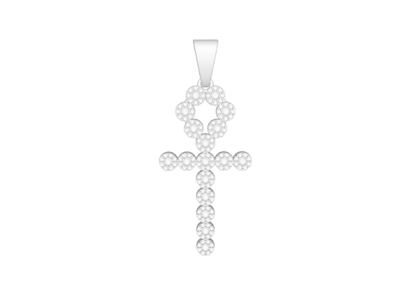 35mm (1.54 inches) Ankh Cross Style 1