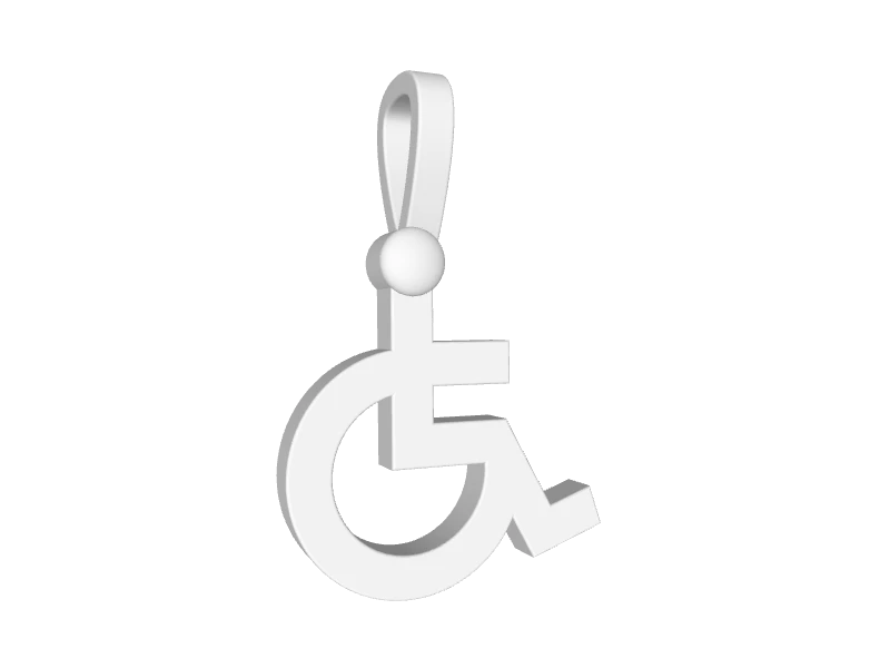 Mini Wheelchair Symbol Plain