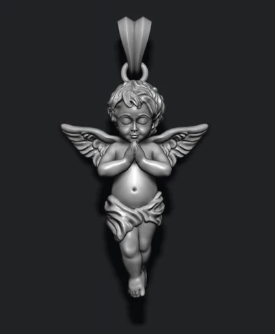 Charming Cherub Pendant