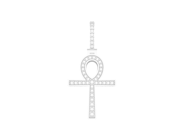 26.02mm (1.02 inches) Ankh Cross Style 8