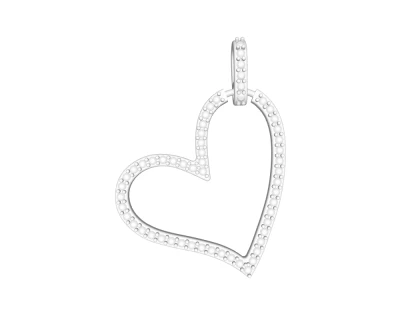 Wavy Heart Shape Pendant